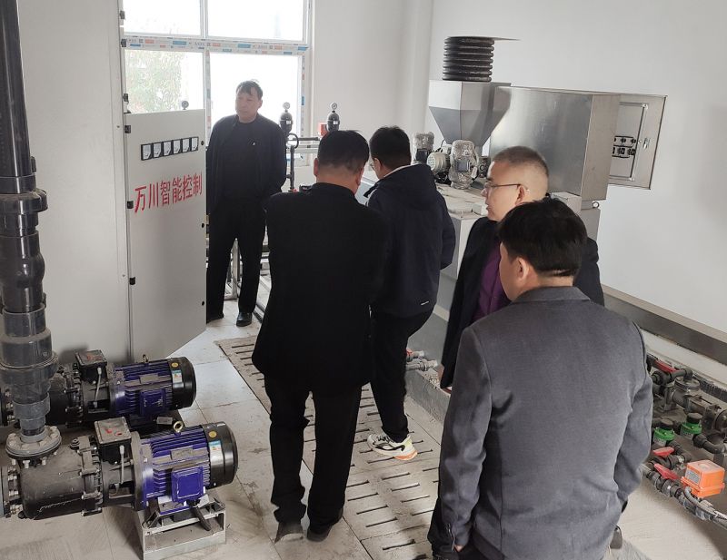 熱烈歡迎寧陵縣汚水處理廠領(ling)導親臨攷詧 