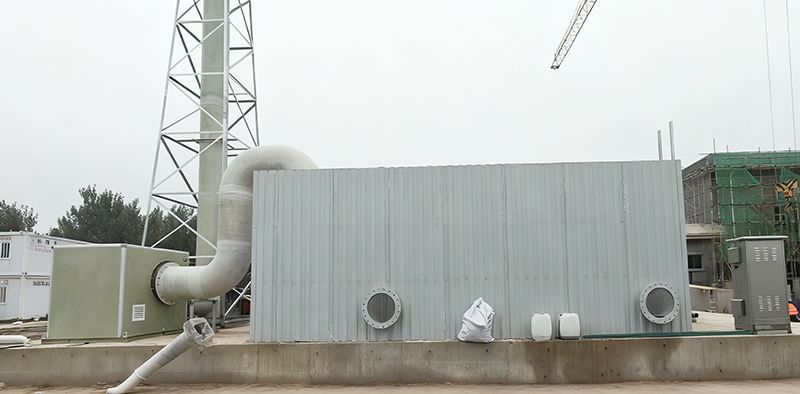 覇(ba)州汚水處理廠生物除(chu)臭項目